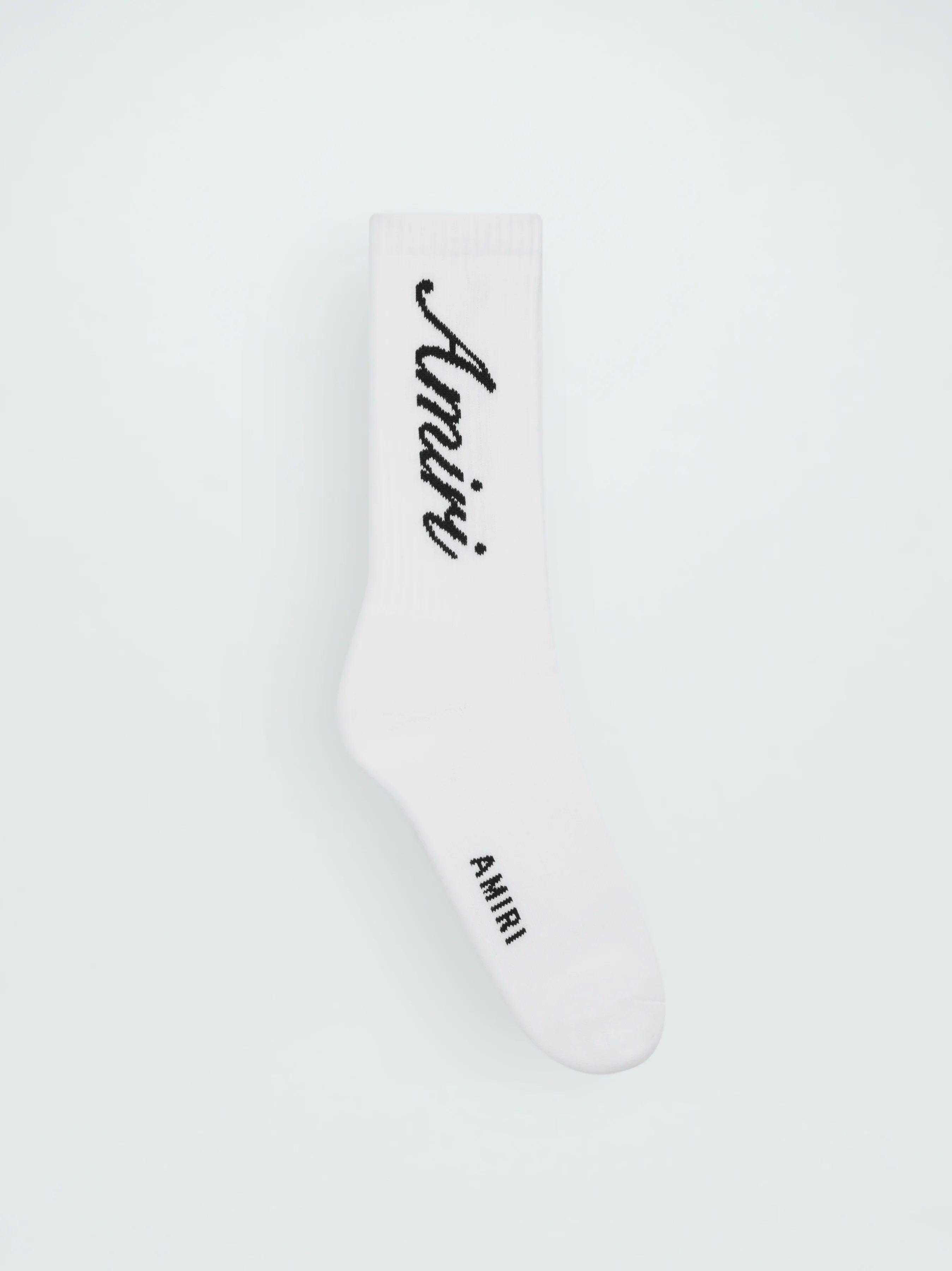 Amiri “Script” Socks (White)