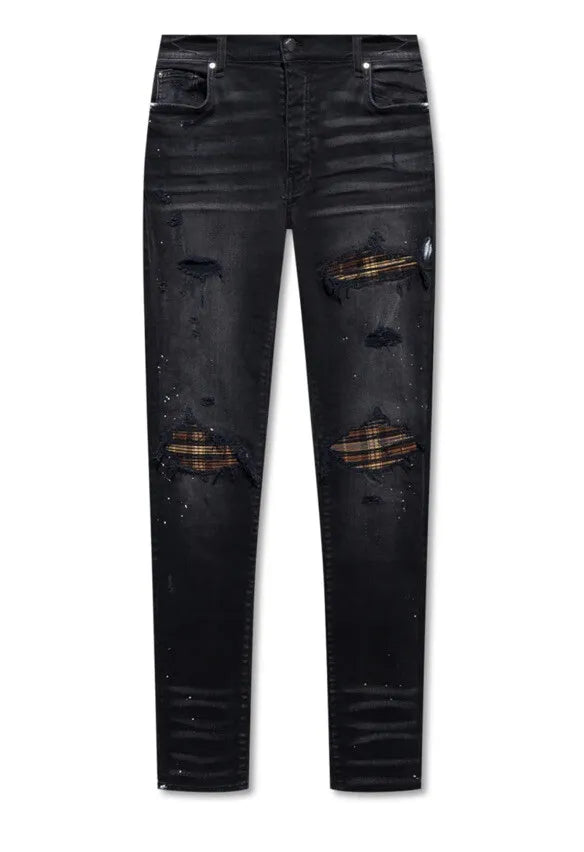 Amiri Mx1 (Brown Plaid) Black