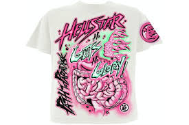 Hellstar “No Guys No Glory” Tee (White)