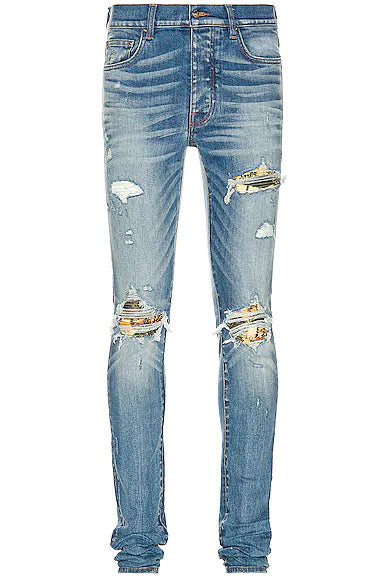 Amiri Mx1 “Aloha” (Blue) Jeans