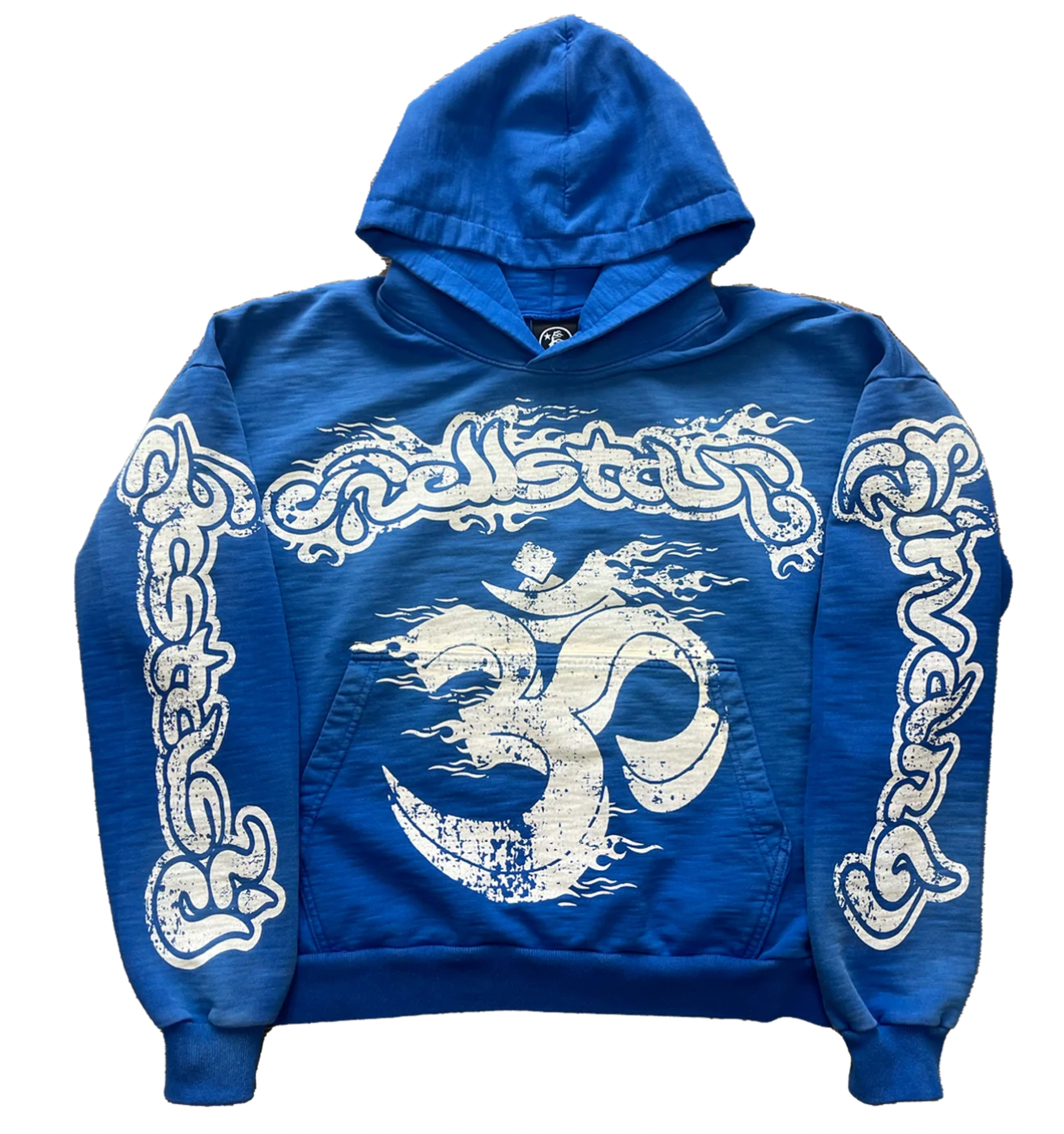 Hellstar yoga hoodie blue
