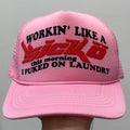 Sicko trucker hat pink