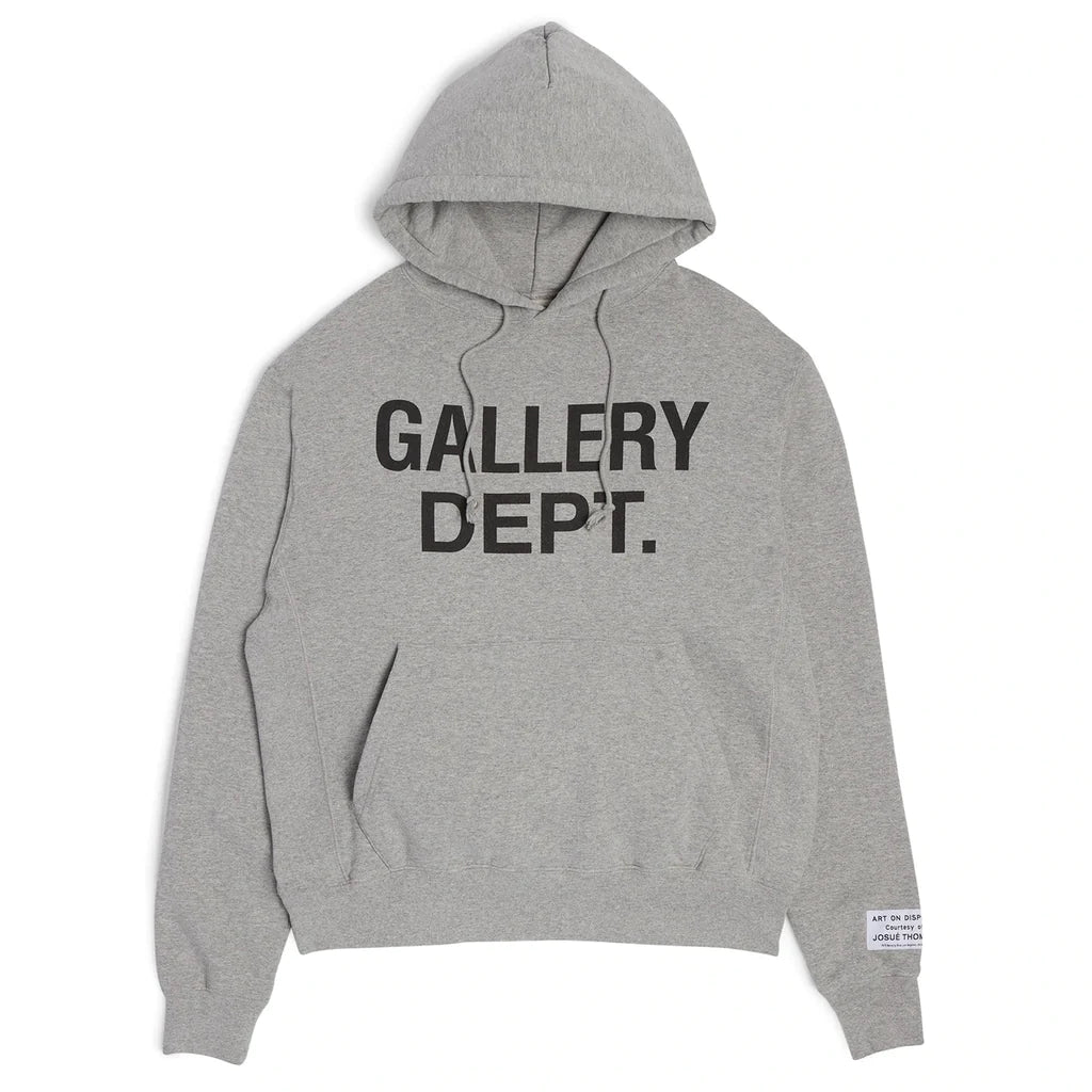 Gallery Dept “Center Logo” Hoodie (Grey)