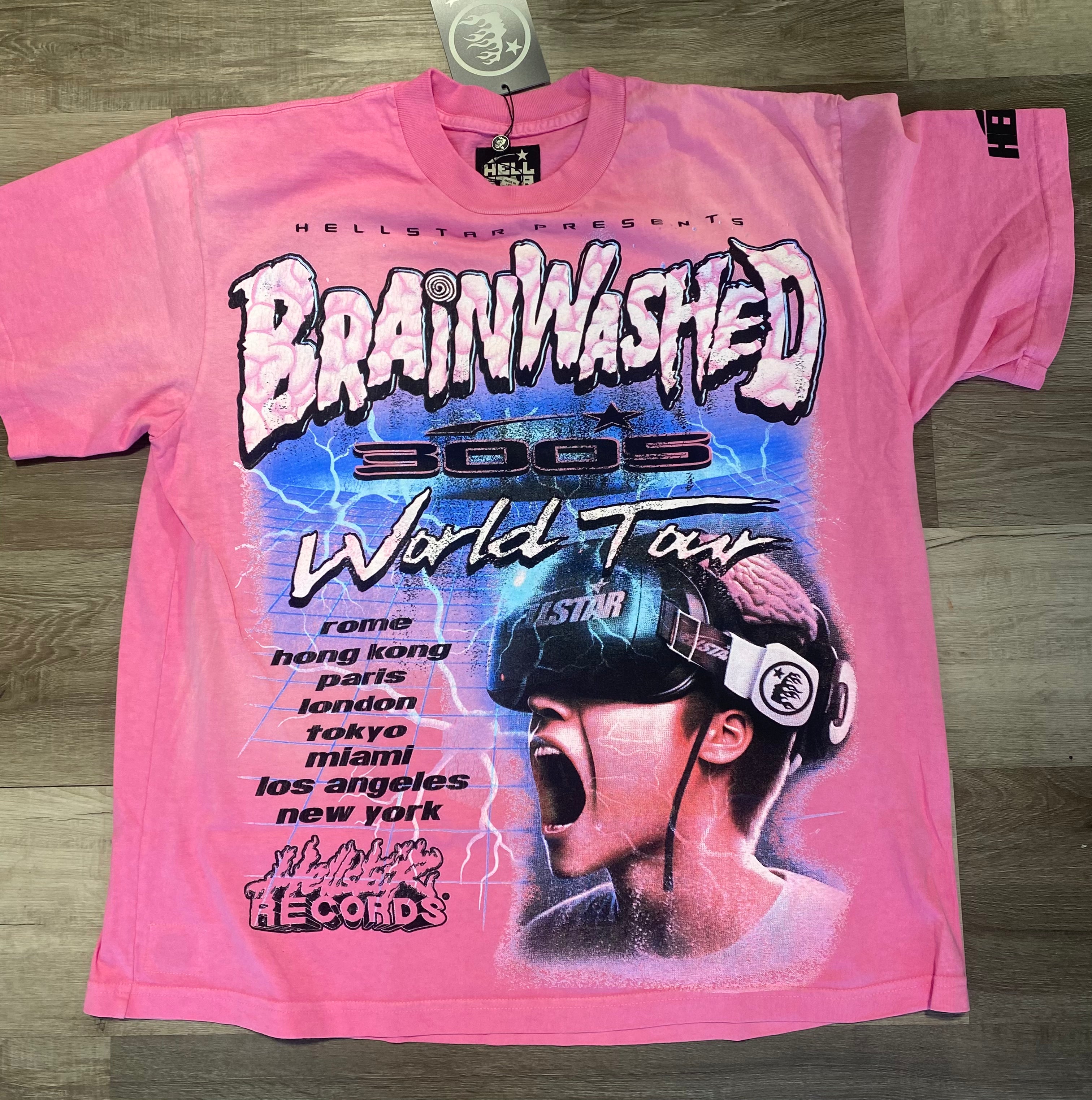 Hellstar “Brainwashed” Tee (pink)
