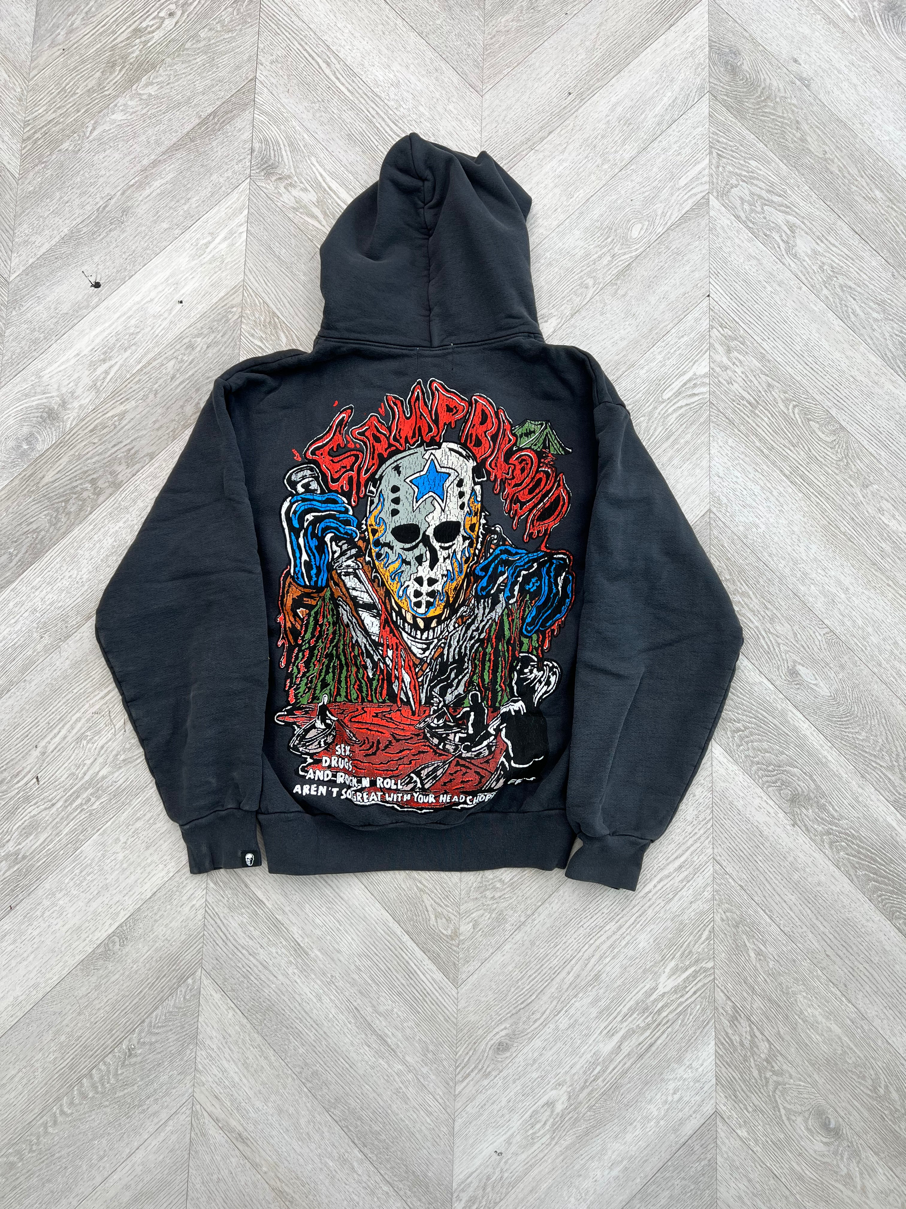 Warren lotas hoodie camp blood black