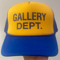 Gallery Dept trucker hat yellow/ blue