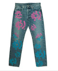 Denim Tears X Bstroy Jean Light Wash (Pink/Blue)