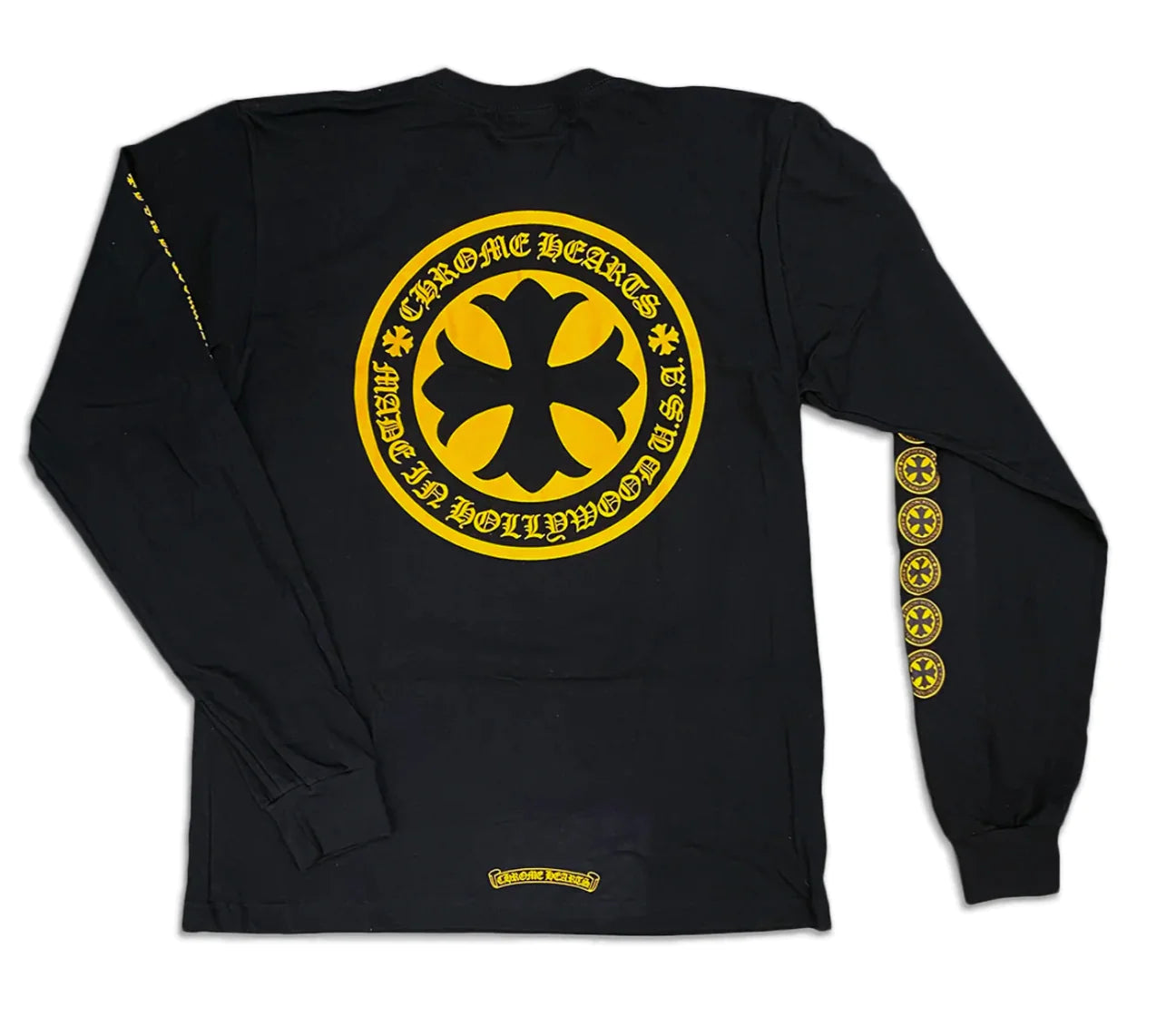 Chrome Hearts floral Longsleeve (Black/Yellow)