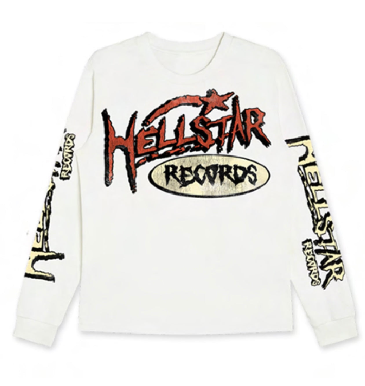 Hellstar records longsleeve white