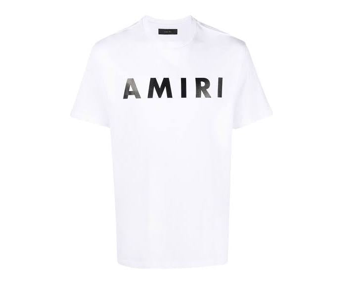 Amiri tee army logo white