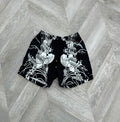 Amiri Swimtrunk flowers black/ white