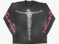 Hellstar QR Christ Longsleeve Black/ pink