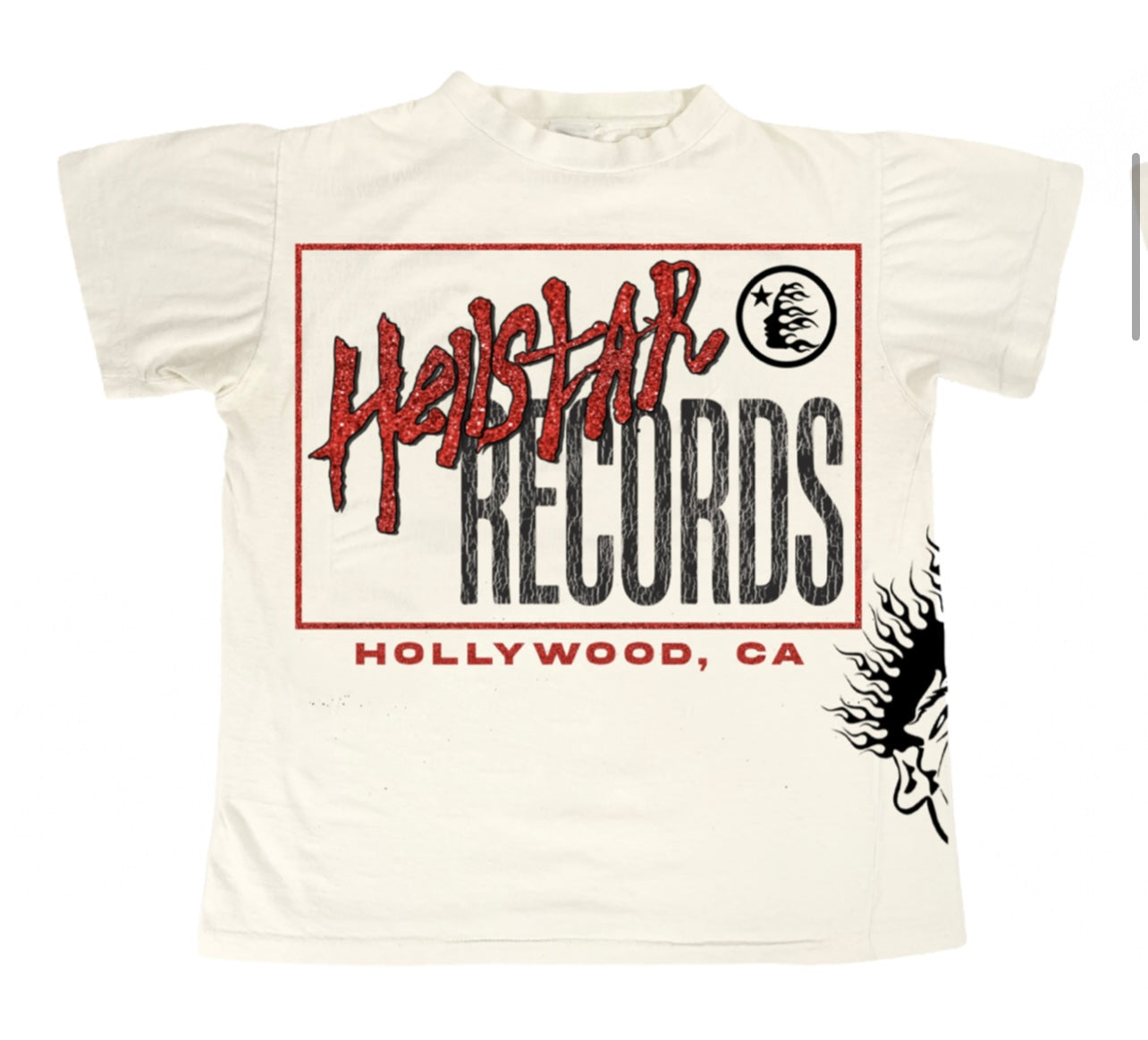 Hellstar tee records cream