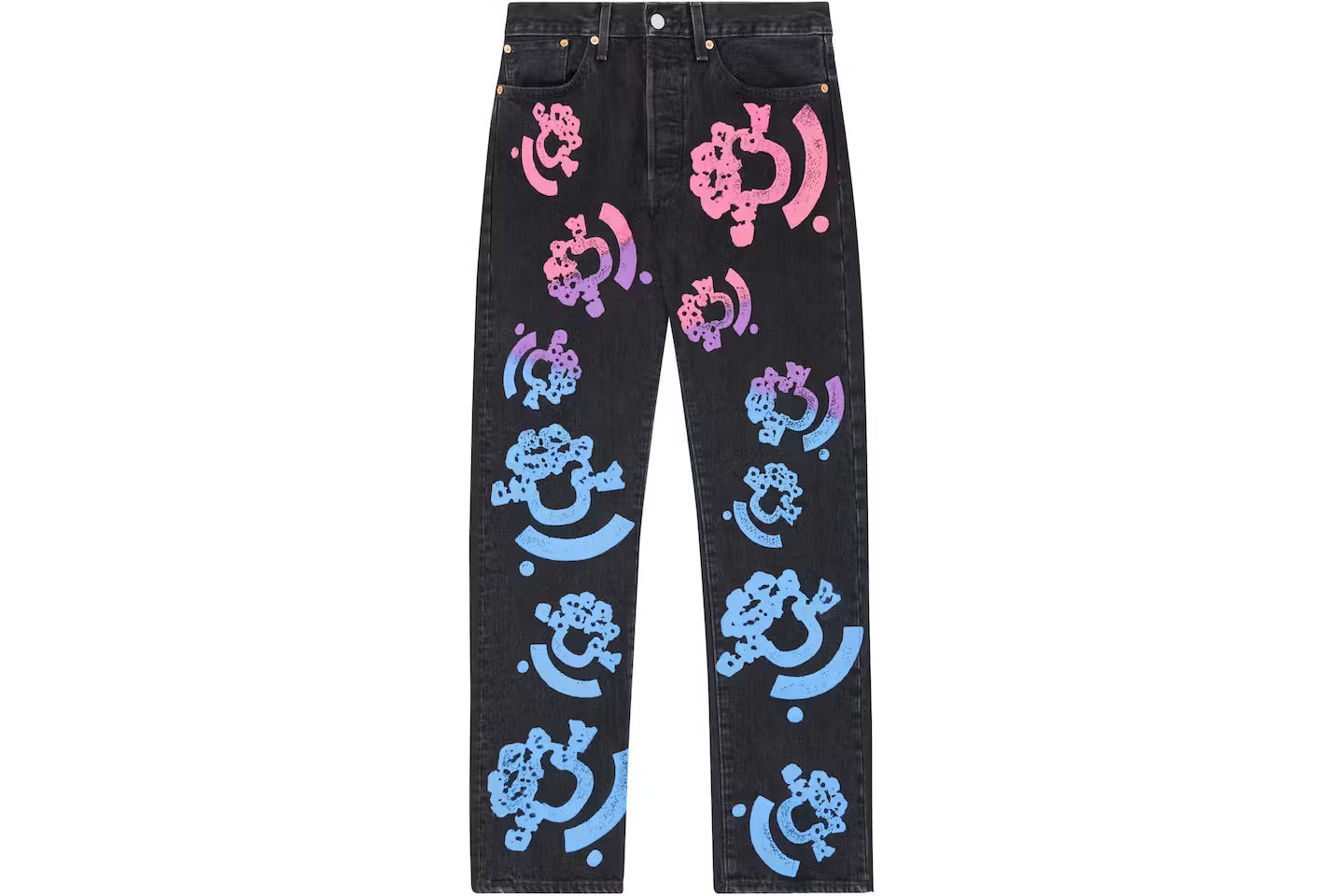 Denim Tears X Bstroy Jeans Black (Pink/Blue)