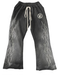 Hellstar sweats flames black