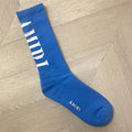 Amiri socks Blue/ white logo