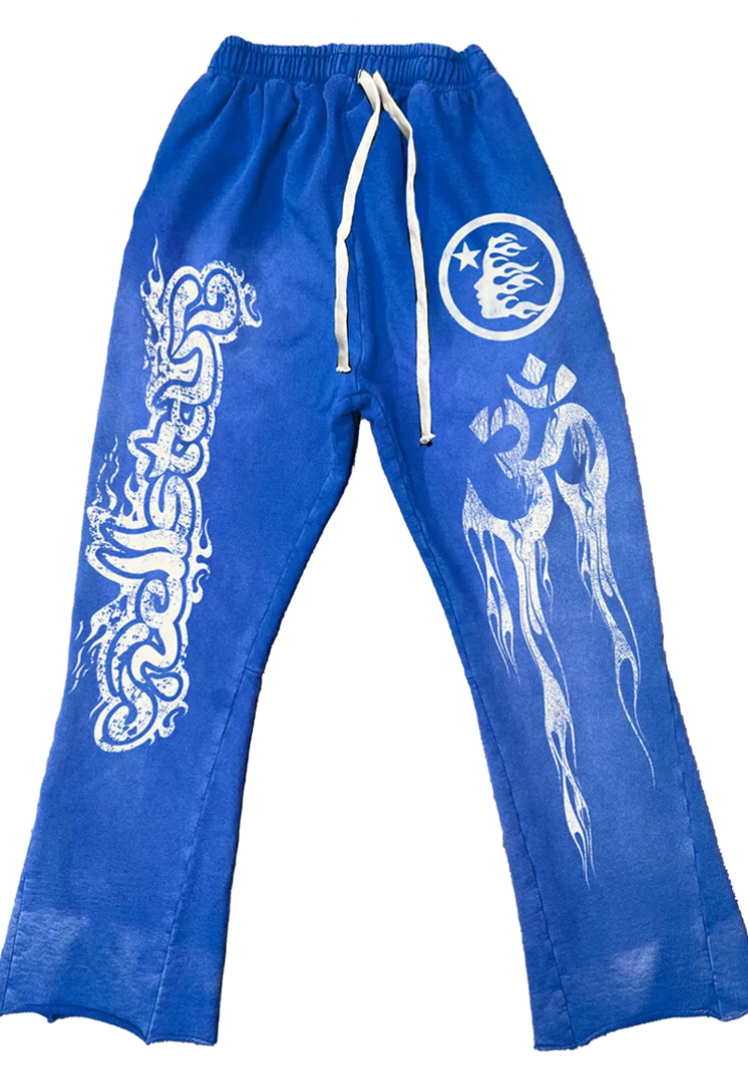 Hellstar yoga sweats blue