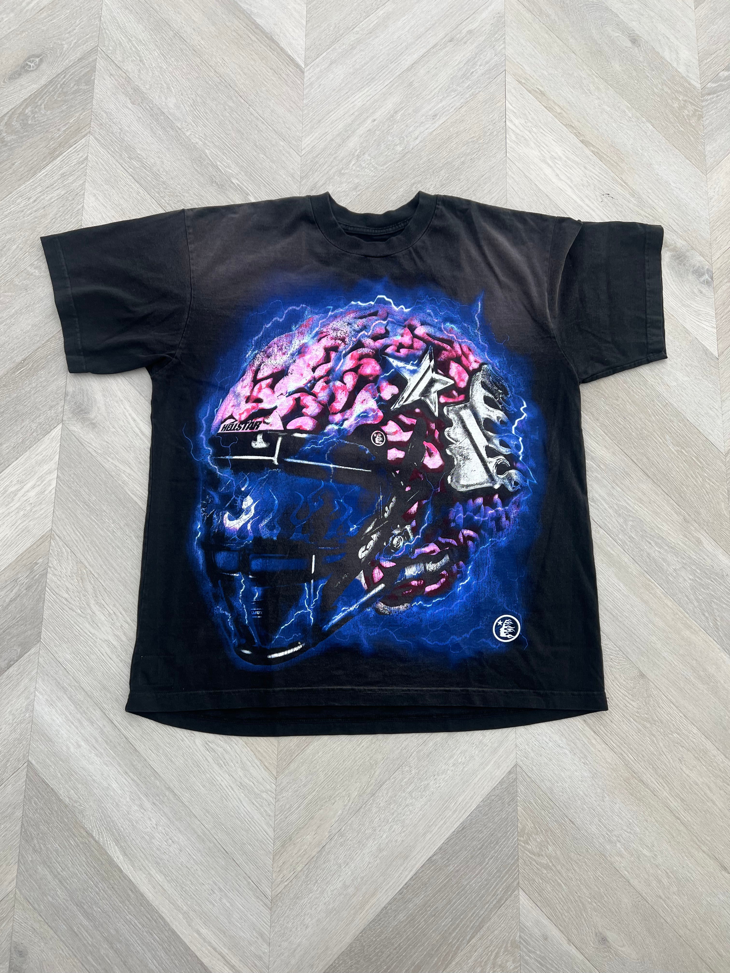 Hellstar brain helmet tee black