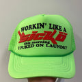 Sicko trucker hat neon green